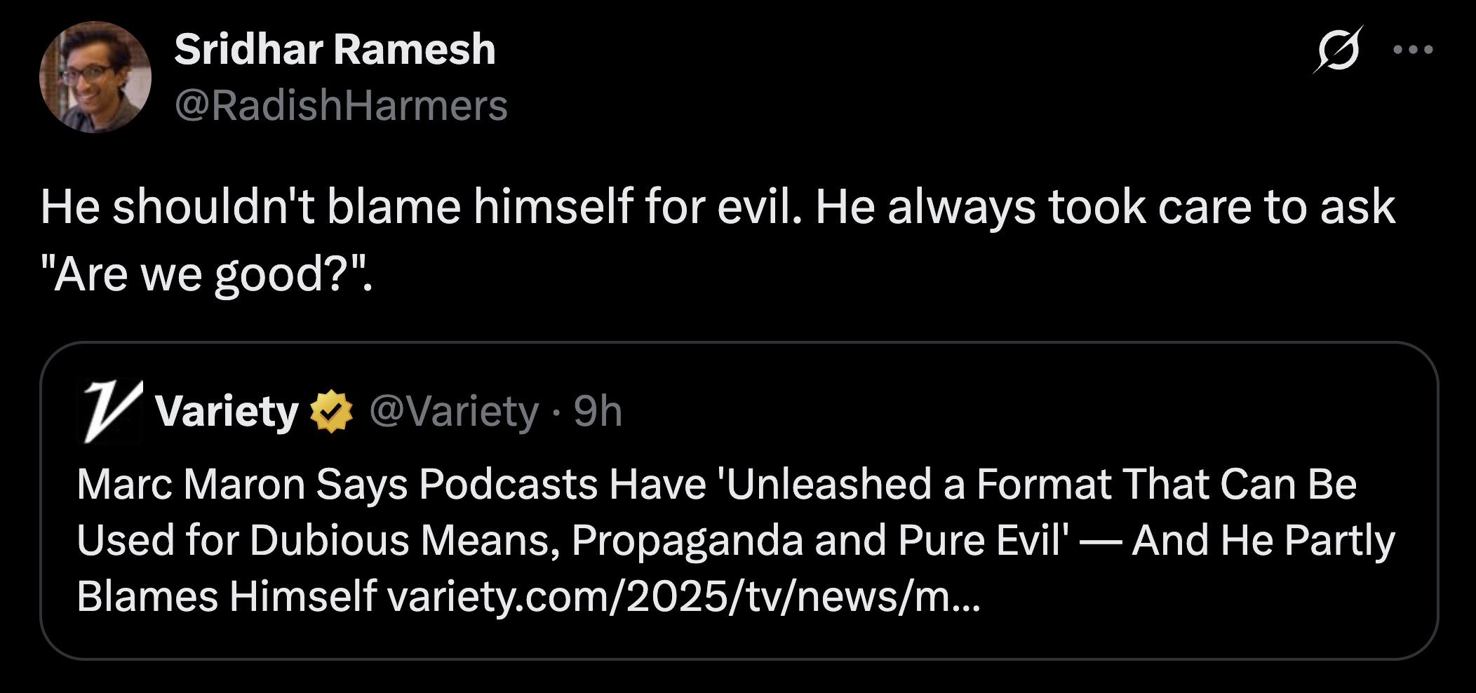 Warding off evil with that one memorable phrase.